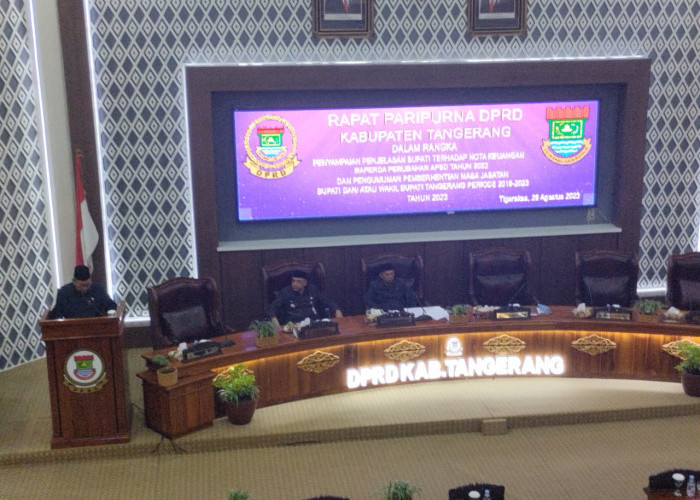Selesai 21 September, DPRD Umumkan Masa Akhir Jabatan Bupati Tangerang