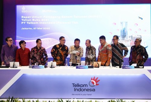 RUPST Telkom Tahun Buku 2021 Kinerja Telkom Solid, Bagikan Dividen Rp14,86 Triliun