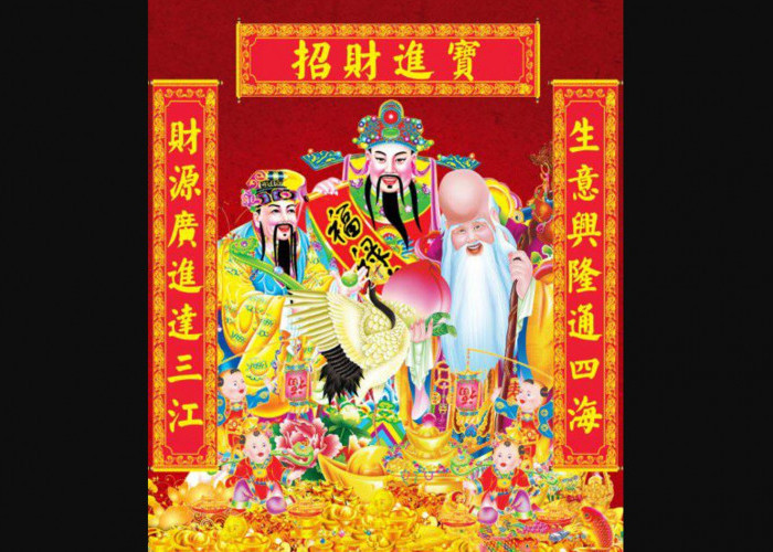 Angpao Imlek, Arti dan Makna Pada Gambar dan Tulisan di Amplop Merah: 3 Dewa Fu, Lu dan Shou!