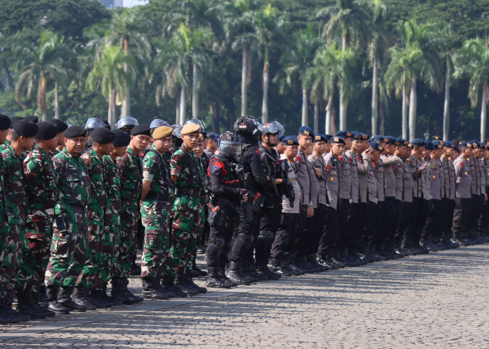 3.643 Personel Gabungan Amankan Aksi Demo Sengketa Pilpres Siang Ini di Monas