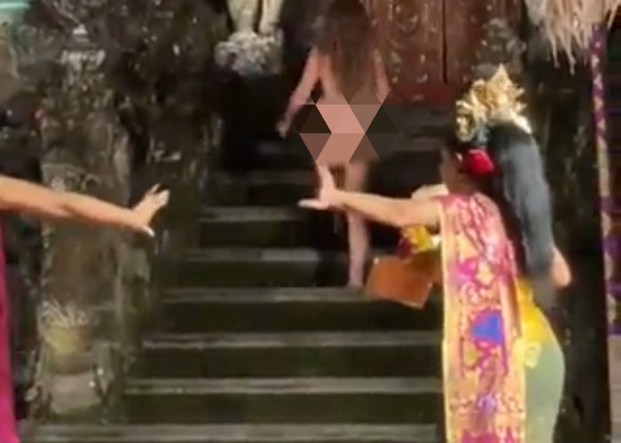Viral Bule Wanita Telanjang Saat Pertunjukan Tarian di Bali