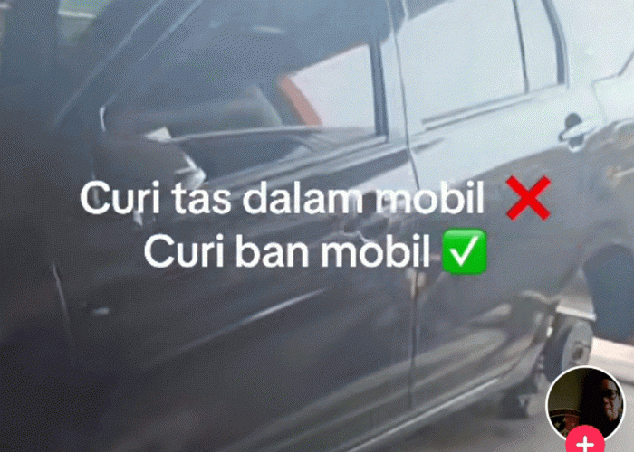 Ditinggal 20 Menit, 3 Ban Mobil di Cempaka Mas Hilang Diparkiran