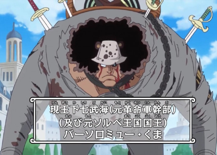 Fakta One Piece: Mengenal Bartholomew Kuma, Budak Tenryuubito yang Berusaha Tangkap Shirahoshi di Bab 1084