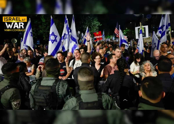 Ribuan Warga Israel Demo di Depan Rumah Benjamin Netanyahu, Desak Mundur dari Jabatannya
