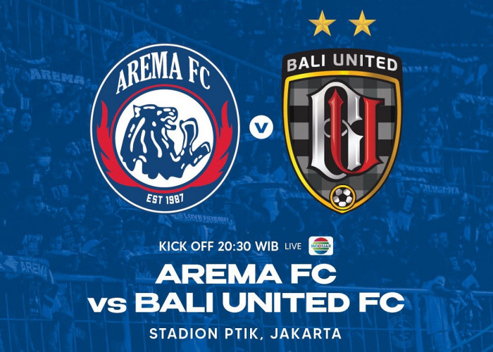 Link Live Streaming BRI Liga 1 2022/2023: Arema FC vs Bali United