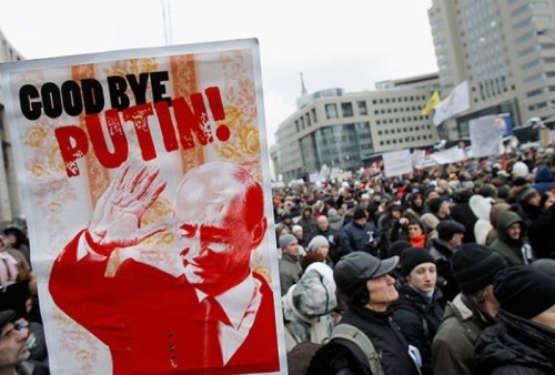 Rakyat Rusia Demonstrasi, Ingin Lengserkan Vladimir Putin?