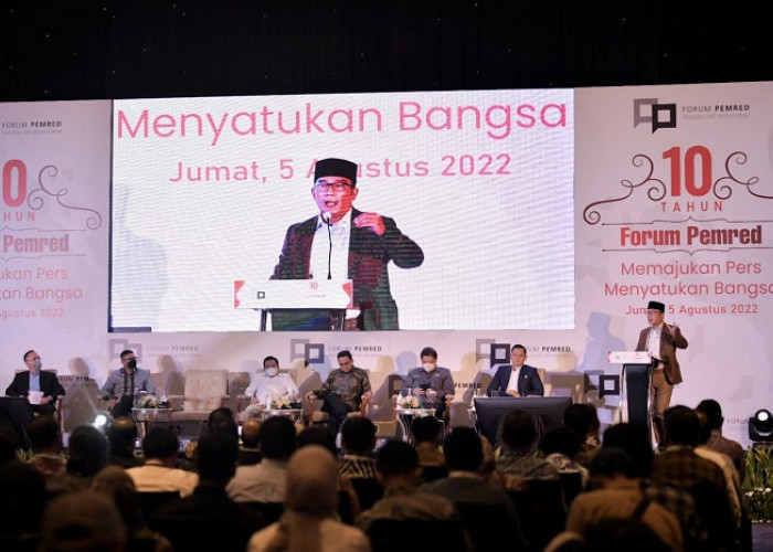 Ridwan Kamil Dorong Pers Kedepankan Narasi Persatuan, Jangan Beri Ruang Politik Identitas
