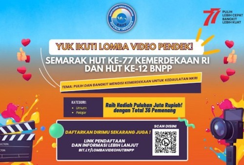 BNPP Ajak Netizen Ikut Lomba Video Pendek, Hadiahnya Puluhan Juta Rupiah