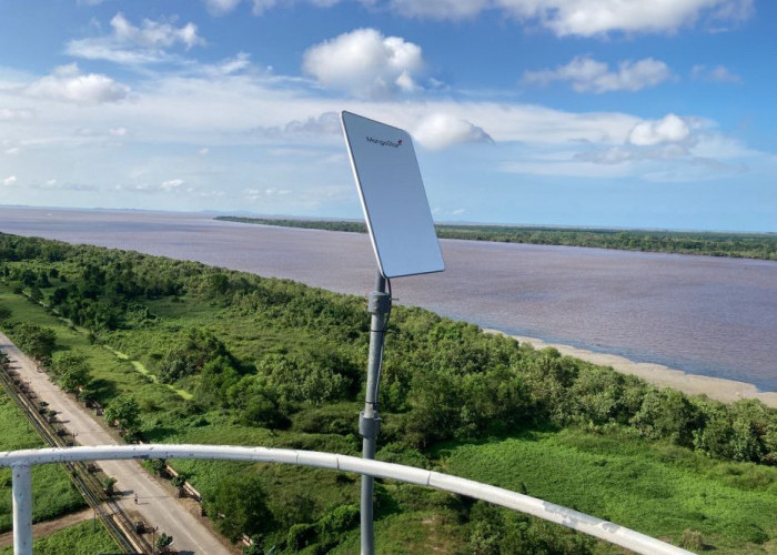 MangoStar Telkomsat Mudahkan Layanan Perbankan Digital di Pulau Sambu