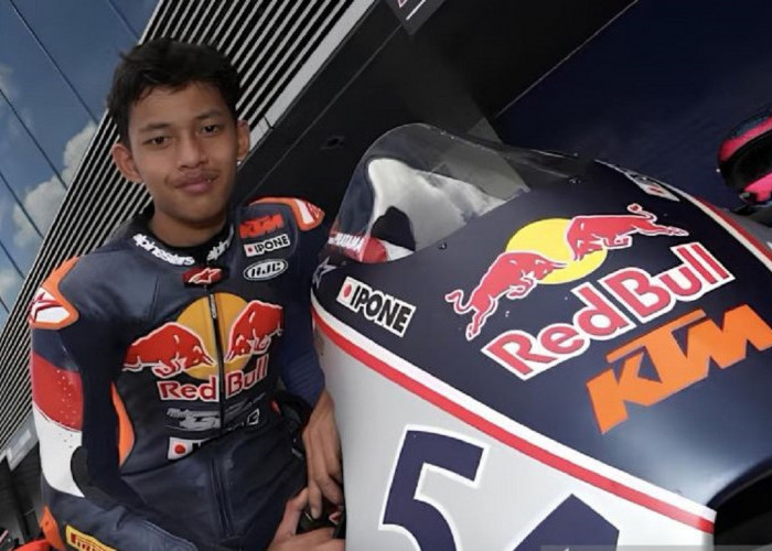 Pembalap Muda Veda Ega Pratama Raih Poin Perdana di Red Bull Rookies Cup 2024