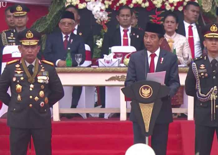 Pesan Jokowi ke Polri di HUT Bhayangkara ke-77: Jangan Tajam ke Bawah Tumpul ke Atas