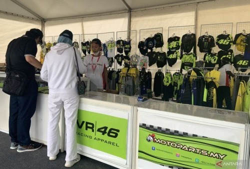 Segini Harga Merchandise Valentino Rossi di MotoGP Mandalika, Topi, Gantungan Kunci, Kaos Hingga Payung  
