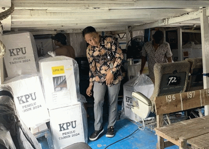 Pendistribusian Logistik Pemilu 2024 di Kepulauan Seribu: Pulau Sabira Butuh Perjalanan Panjang