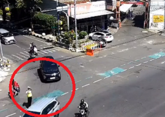Brakk! Anggota Polisi Klaten Meninggal saat Ditabrak Mobil