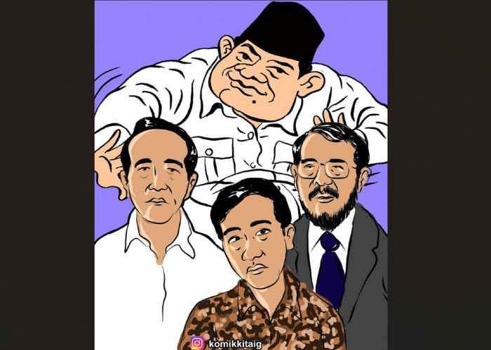 Sindir Anwar Usman, Jokowi dan Gibran, Lagu Anak Ini Diplesetkan: Kemarin Paman Datang, Pamanku dari MK! 