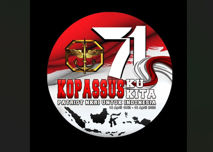 HUT Kopassus ke-71, Ini Link Download Logo dan Twibbon Pasukan Baret Merah: Berani, Benar, Berhasil, Komando!