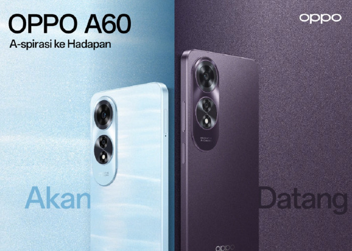 OPPO A60: HP 4 Jutaan Dilenkapi Kamera 50 MP dan Snapdragon 680