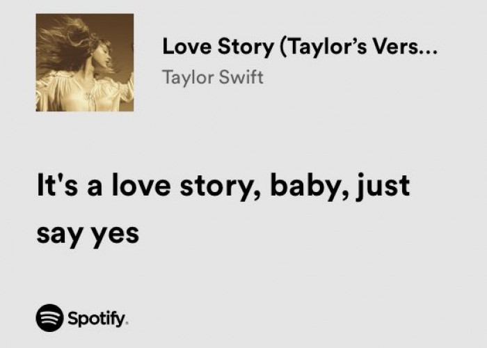 10 Lagu Romantis Taylor Swift untuk Kamu yang Sedang Berbunga-bunga