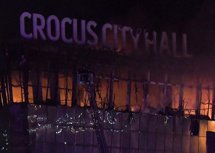 140 Orang Tewas dalam Serangan Maut di Crocus Hall Moskow