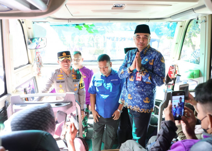 Lepas Mudik Gratis, Bupati Zaki: Pas Balik Jangan Bawa Sanak Saudara ke Sini, Kabupaten Tangerang Sudah Padat!