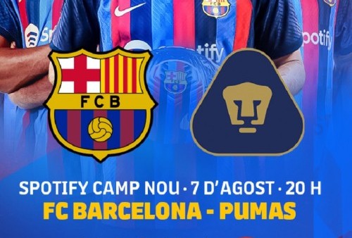 Link Live Streaming Joan Gamper Trophy 2022: Barcelona vs Pumas UNAM