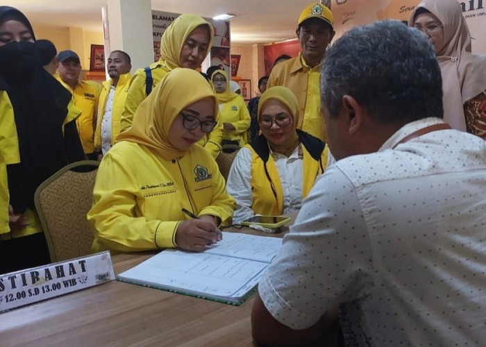 Partai Golkar Daftarkan 50 Bacaleg Ke Kantor KPU Kota Bekasi, 30 Persen Perempuan