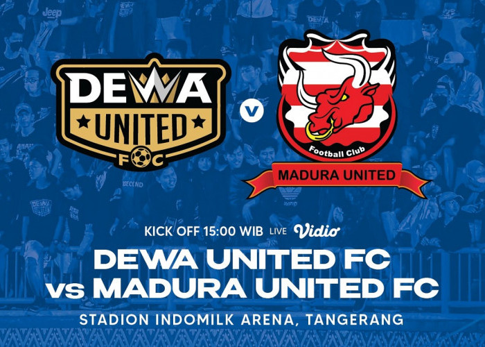 Link Live Streaming BRI Liga 1 2022/2023: Dewa United vs Madura United