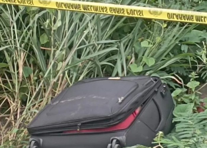 Ngeri, Koper Diduga Berisi Mayat Ditemukan di Kalimalang Kota Bekasi, Begini Penampakannya 
