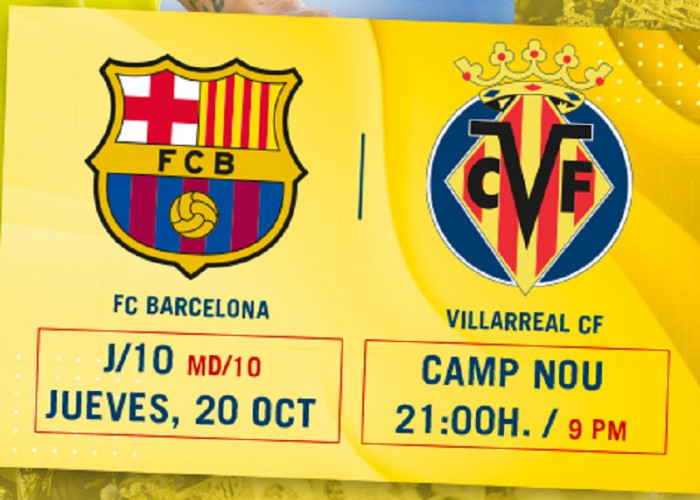 Link Live Streaming LaLiga Spanyol 2022/2023: Barcelona vs Villarreal