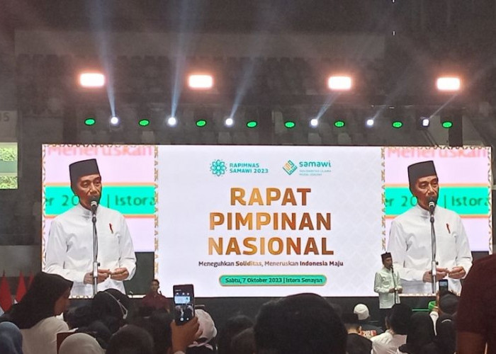 Pesan Jokowi ke Relawan SAMAWI: Semua Persoalan Selesai Jika Indonesia Bersatu