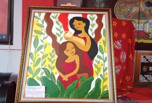 Lukisan dari Terpidana Mati Mary Jane Dipamerkan di Lapas Kelas II A Wirogunan Yogyakarta