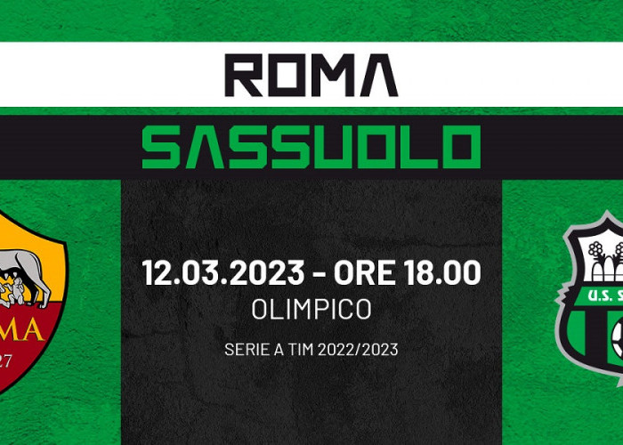Link Live Streaming Liga Italia 2022/2023: AS Roma vs Sassuolo
