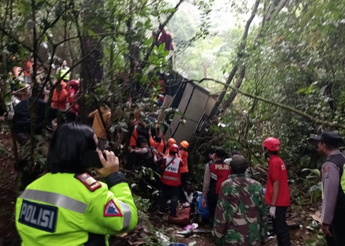 Kecelakaan Maut Bus Pariwisata Asal Semarang Masuk Jurang di Magetan, 7 Orang Meninggal Dunia