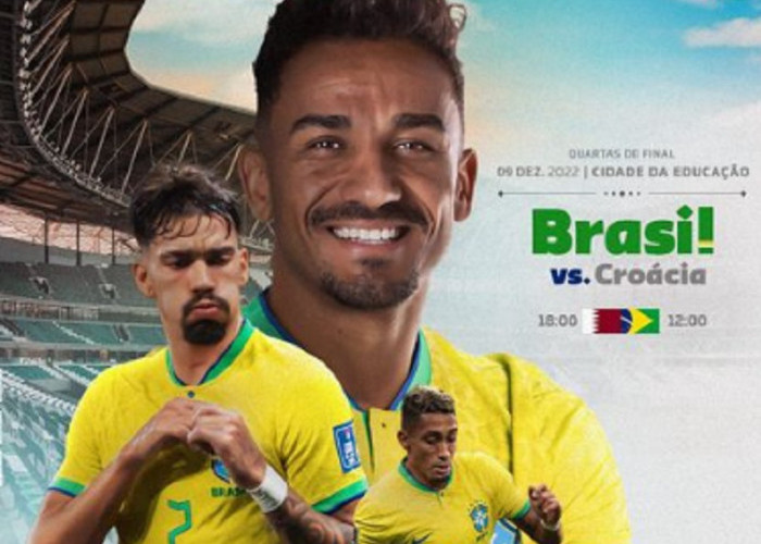 Link Live Streaming 8 Besar Piala Dunia 2022: Kroasia vs Brasil