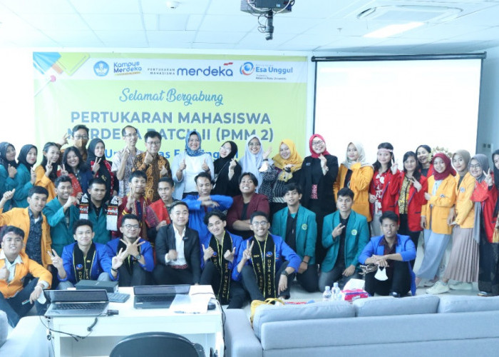 Universitas Esa Unggul Kampus Tangerang Sambut 28 Mahasiswa Program MBKM