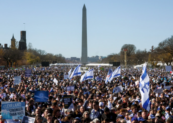 Ribuan Warga Amerika Gelar Aksi Dukung Israel di Washington