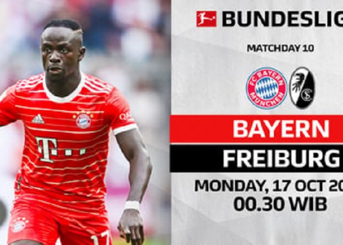 Link Live Streaming Bundesliga 2022/2023: Bayern Munchen vs Freiburg