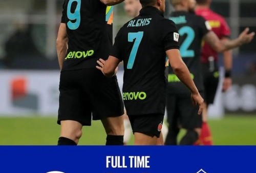 Libas AS Roma 2-0, Inter Milan Lolos ke Semi Final Copa Italia