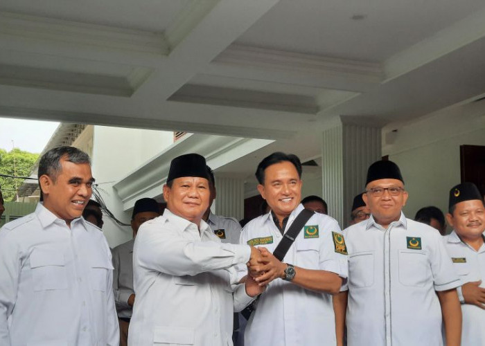 Usai Bertemu Yusril, Prabowo: Kami Bangun Pertemuan Tentukan Cawapres