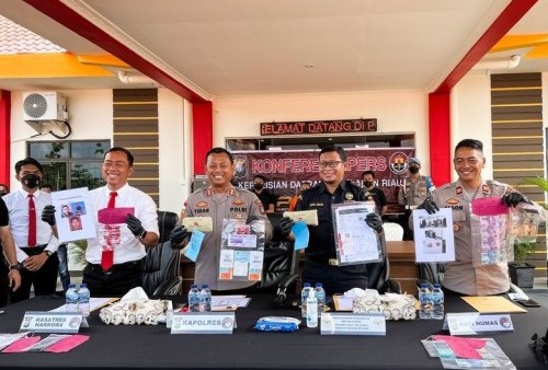 Tindak Tegas Penyelundupan Narkoba, Bea Cukai Tanjungpinang dan Polres Bintan Amankan Ratusan Gram Sabu