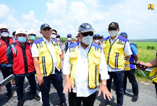 Tinjau Persiapan Tol Trans Sumatera, Menteri Basuki Pastikan Siap Dilalui H-10 Mudik Lebaran 