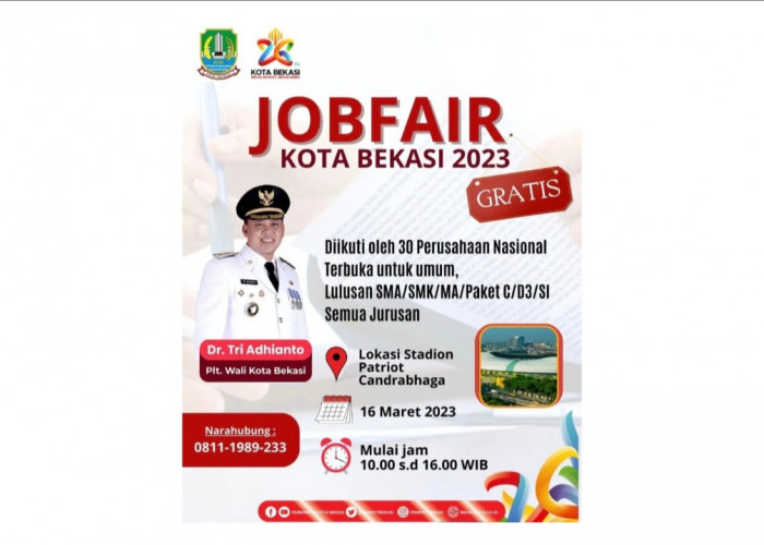 Job Fair Kota Bekasi 2023 Tersedia Ribuan Lowongan Kerja dari 34 Perusahaan