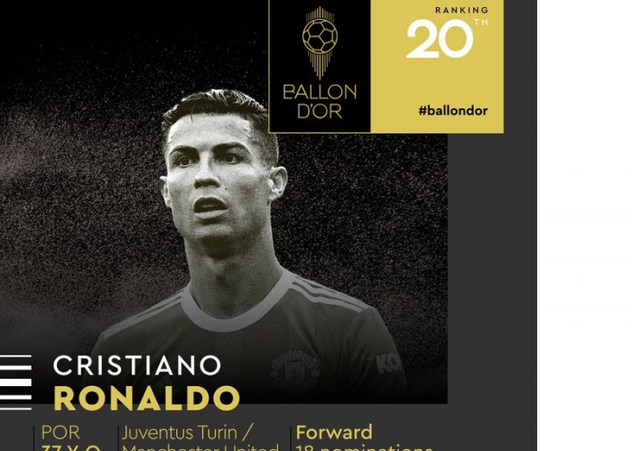Cristiano Ronaldo Raih Peringkat ke-20 Daftar Urutan Ballon d'Or 2022, Karirnya Sudah Habis?
