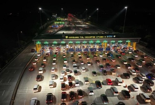 Kondisi Terkini Tol Cikampek, Libur Nataru 2024, 53 Kendaraan Tinggalkan Jakarta Melalui Jalan Tol Jakarta-Cikampek