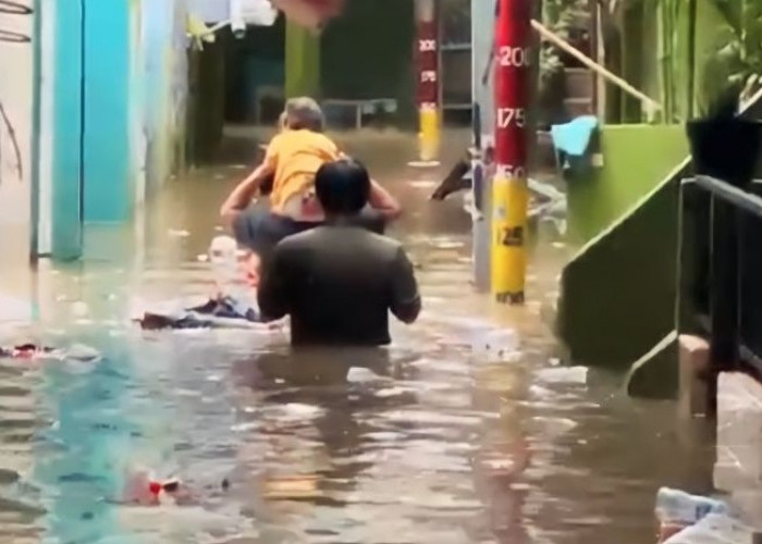 Hujan Deras di Bogor dan Depok, Jakarta Kebanjiran hingga 1,5 Meter