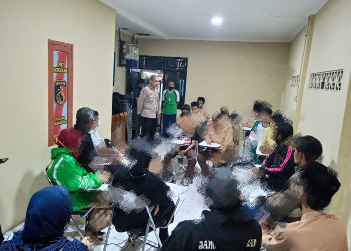 Kedapatan Nge-BM, Belasan Pelajar di Kota Tangerang Digiring Polisi