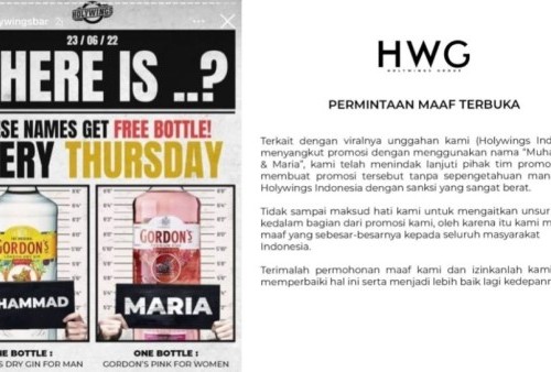 Promosi Gratis Miras Gunakan Nama Muhammad dan Maria, Polisi: Kami Lagi Proses 6 Orang Holywings Indonesia