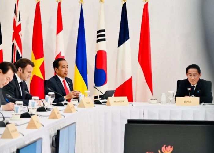 KTT G7 Jepang, Jokowi Serukan Hentikan Perang 